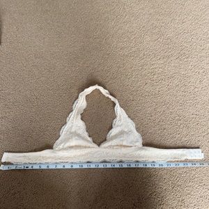 White cream bralette